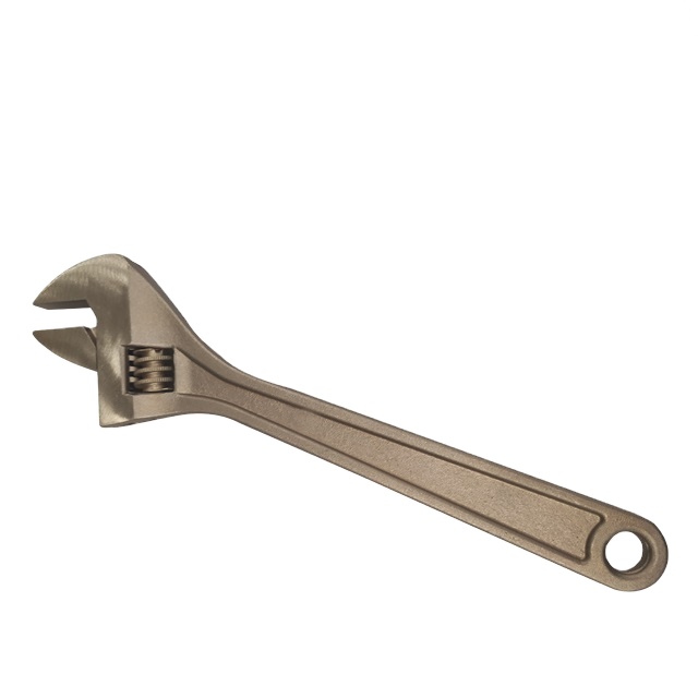 Hand Tool Hardware Safety Tools Explosion-proof Aluminum Bronze 6" Adjustable Wrench Spanner Nut Wrench Tool